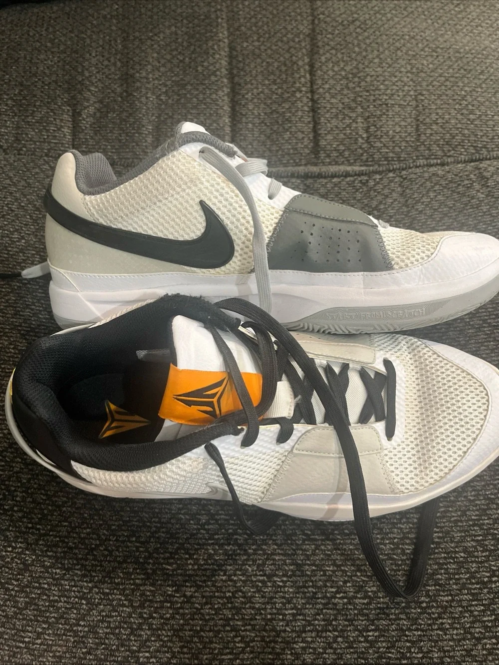 Nike Men's Ja 1 Light Smoke Grey Basketball Shoes Size 12.5 Preowned Morant